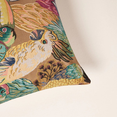OBLIEČKA NA VANKÚŠ JUNGLE BIRDS 40x40cm